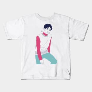 TREASURE JunKyu minimal Kids T-Shirt